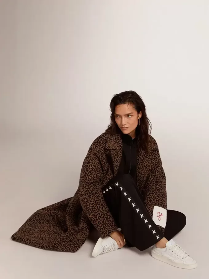 Damen-Sneaker Stardan aus komplett weißem Leder