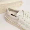 Damen-Sneaker Stardan aus komplett weißem Leder