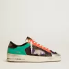Damen-Sneaker Stardan LAB aus Lackleder und Mesh mit Gummister Damen-Sneaker Stardan LAB aus Lackleder und Mesh mit Gummister