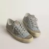 Damen-Sneaker V-Star aus hellblauem Canvas mit taubengrauem Lederstern