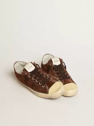 Damen-Sneaker V-Star LTD aus Wildleder mit braunem Stern Damen-Sneaker V-Star LTD aus Wildleder mit braunem Stern