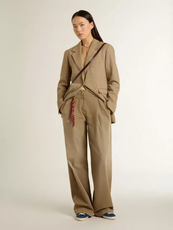 Damen-Super-Star LTD aus blauem Wildleder mit weißem Stern Damen-Super-Star LTD aus blauem Wildleder mit weißem Stern