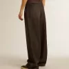 Damenhose aus Baumwolle mit mittlerer Waschung