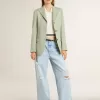 Damenhose aus Denim mit Used-Effekt Damenhose aus Denim mit Used-Effekt