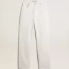 Damenhose aus optisch weißer Baumwoll-Denim