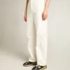 Damenhose aus optisch weißer Baumwoll-Denim