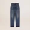 Damenjeans mit mittlerer Waschung