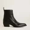 Damenstiefel Debbie aus schwarzem Leder