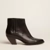 Damenstiefel Sunset aus schwarzem Leder