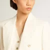 Doppelreihiger Blazer für Damen in Antikweiß Doppelreihiger Blazer für Damen in Antikweiß