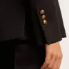Dunkelblauer Damenblazer mit doppelter Knopfleiste Dunkelblauer Damenblazer mit doppelter Knopfleiste