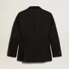 Dunkelblauer Damenblazer mit doppelter Knopfleiste Dunkelblauer Damenblazer mit doppelter Knopfleiste