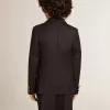 Dunkelblauer Zweireiher-Blazer für Jungen