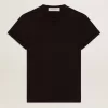 Golden Collection Distressed T-Shirt in Vintage-Schwarz