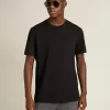 Golden Collection Distressed T-Shirt in Vintage-Schwarz
