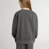 Graues Sweatshirt für Kinder mit geprägtem Logo Graues Sweatshirt für Kinder mit geprägtem Logo
