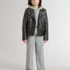 Graues Sweatshirt für Kinder mit mehrfarbigem Aufdruck