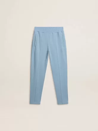 Hellblaue Jogginghose mit Print für Jungen