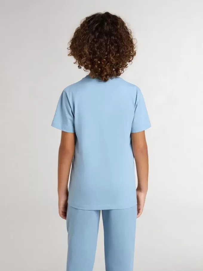 Hellblaues T-Shirt für Jungen mit Aufdruck