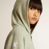 Hellgrünes Sweatshirt mit Reißverschluss Hellgrünes Sweatshirt mit Reißverschluss