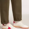 Herren Ball Star  Wishes aus weißem Leder mit rotem Stern und Fersenlasche