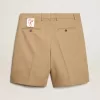 Herren-Bermudashorts aus beiger Baumwolle