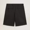 Herren-Bermudashorts aus dunkelblauer Wolle