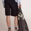 Herren-Bermudashorts aus dunkelblauer Wolle