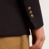 Herren-Blazer mit doppelter Knopfleiste in Dunkelblau