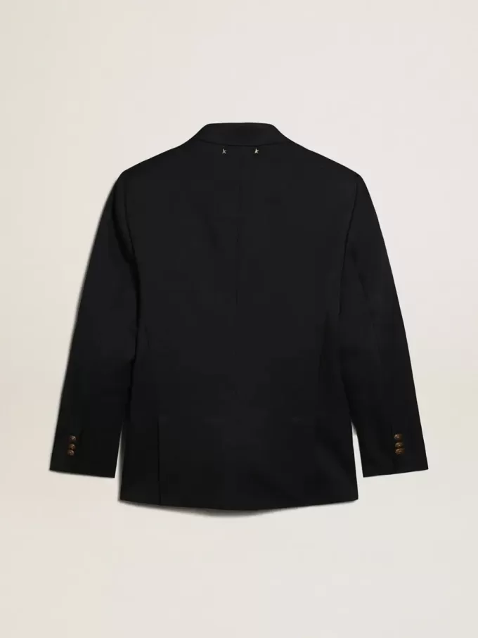Herren-Blazer mit doppelter Knopfleiste in Dunkelblau