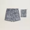 Herren-Boxershorts mit hellblau-weißem Marine-Print Herren-Boxershorts mit hellblau-weißem Marine-Print