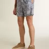 Herren-Boxershorts mit hellblau-weißem Marine-Print Herren-Boxershorts mit hellblau-weißem Marine-Print