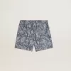 Herren-Boxershorts mit hellblau-weißem Marine-Print Herren-Boxershorts mit hellblau-weißem Marine-Print