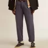 Herren-Chinos in Blau mit Used-Look