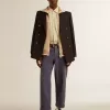 Herren-Chinos in Blau mit Used-Look