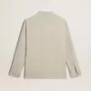 Herren-Coachjacke aus khakifarbener Wollmischung