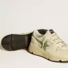Herren-Laufsohle LTD aus Nylon und Nappa mit Nubuk-Stern und Fersenlasche