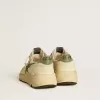 Herren-Laufsohle LTD aus Nylon und Nappa mit Nubuk-Stern und Fersenlasche