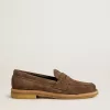 Herren-Loafer Jerry aus taubengrauem Wildleder