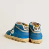 Herren-Mid-Star aus Wildleder mit metallischem Lederstern und Lederfersenlasche