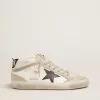 Herren Mid Star weiß mit schwarzem Stern