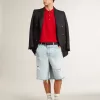 Herren-Poloshirt aus rotem Baumwollpiqué