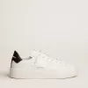 Herren-Purestar mit Lederstern und schwarzer Lederferse