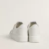Herren-Sneaker „Ball Star” mit weißem Lederstern und Fersenlasche