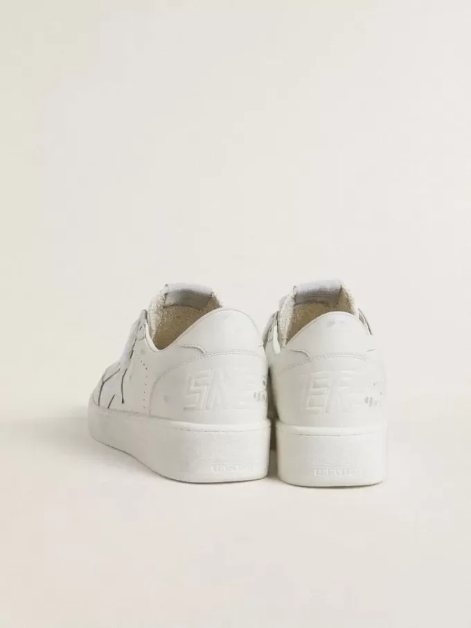 Herren-Sneaker „Ball Star” mit weißem Lederstern und Fersenlasche