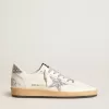 Herren-Sneaker „Ball Star Wishes” aus Nappaleder mit Glitzerstern und Fersenlasche