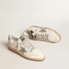Herren-Sneaker „Ball Star Wishes” aus Nappaleder mit Glitzerstern und Fersenlasche