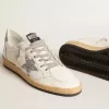 Herren-Sneaker „Ball Star Wishes” aus Nappaleder mit Glitzerstern und Fersenlasche
