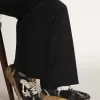 Herren-Sneaker Dad-Star aus schwarzem Mesh und Nappaleder mit eisblauem Stern