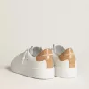Herren-Sneaker Purestar mit Lederstern und Fersenlasche aus Leder mit Krokodilprägung